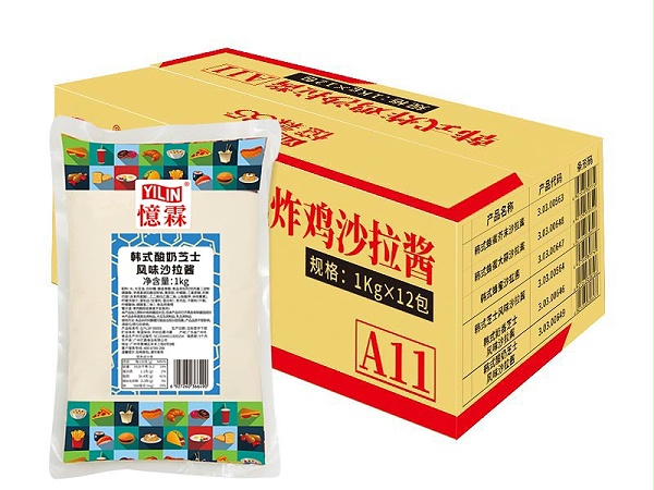 韩式酸奶芝士风味沙拉酱产品展示